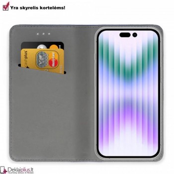 Telone dirbtinos odos dėklas - mėlynas (Apple Iphone 15 Pro Max) Telone dirbtinos odos dėklas - mėlynas (Apple Iphone 15 Pro Max)